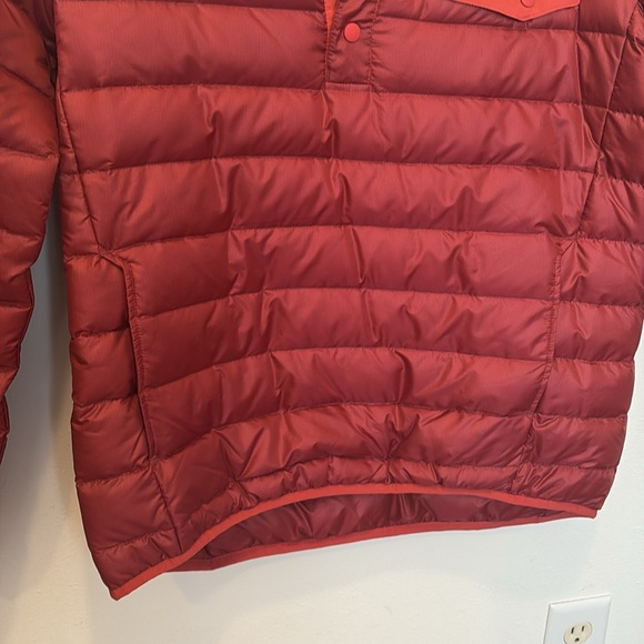Womens PATAGONIA Goose Down Snap T Pullover Bivy Sweater Jacket Small - Picture 4 of 5
